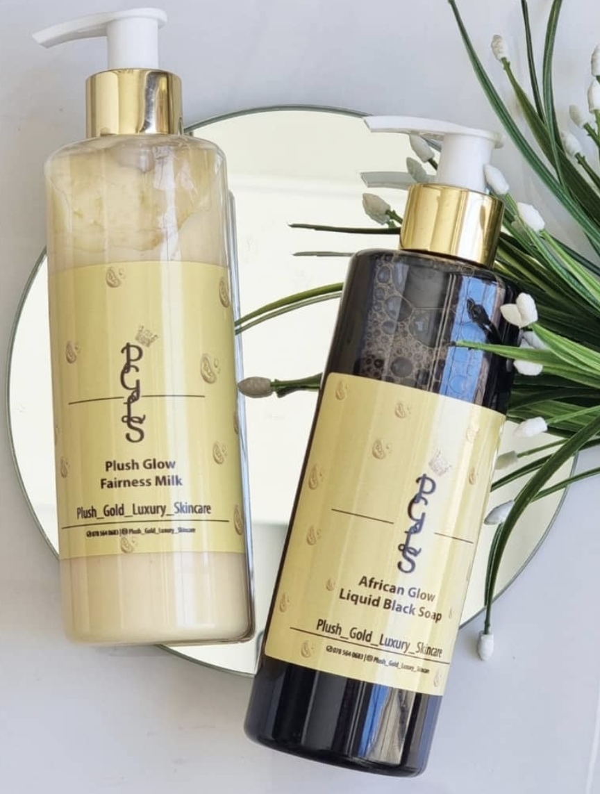 plush_gold_luxury_skincare Body Care Kit
