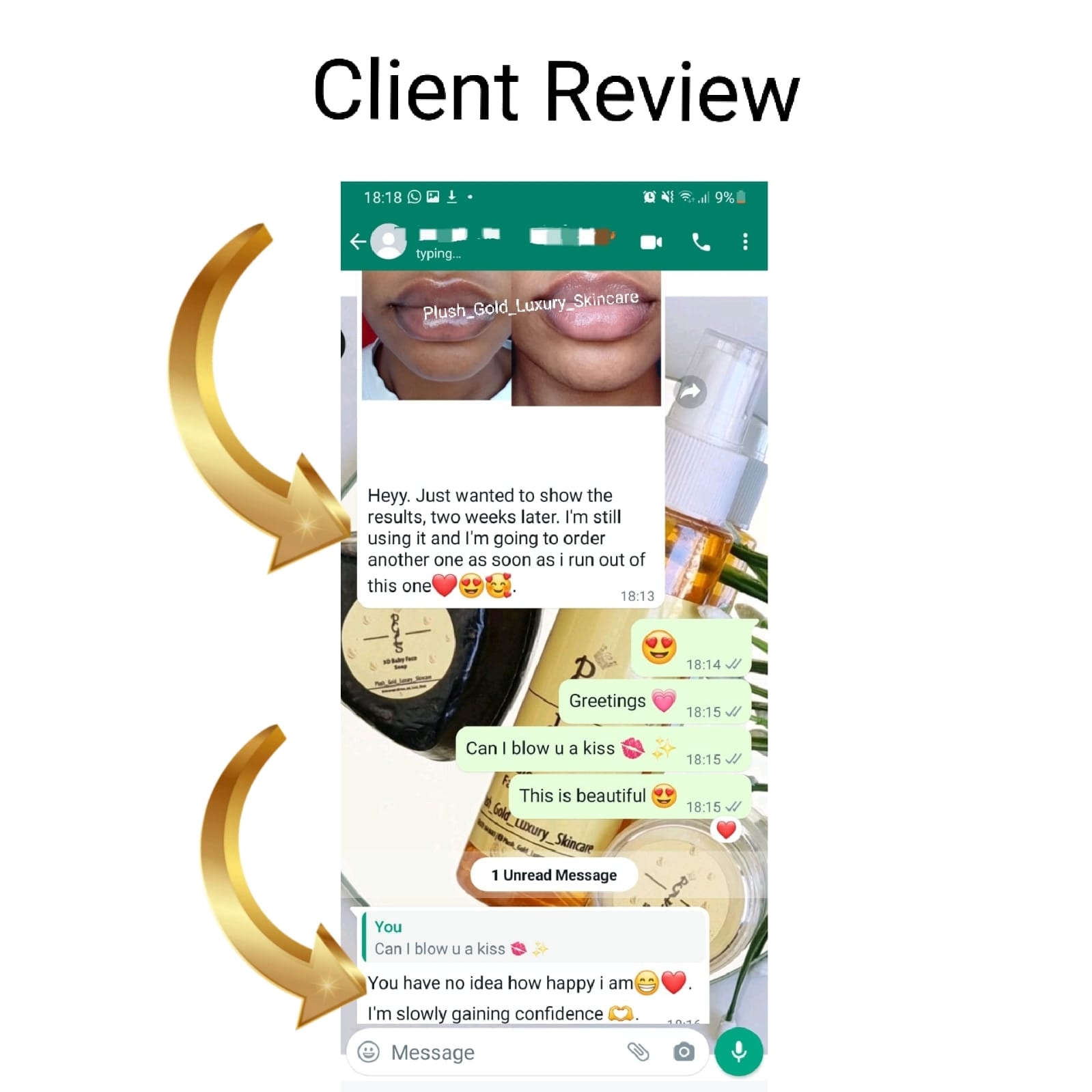 plush_gold_luxury_skincare client reviews