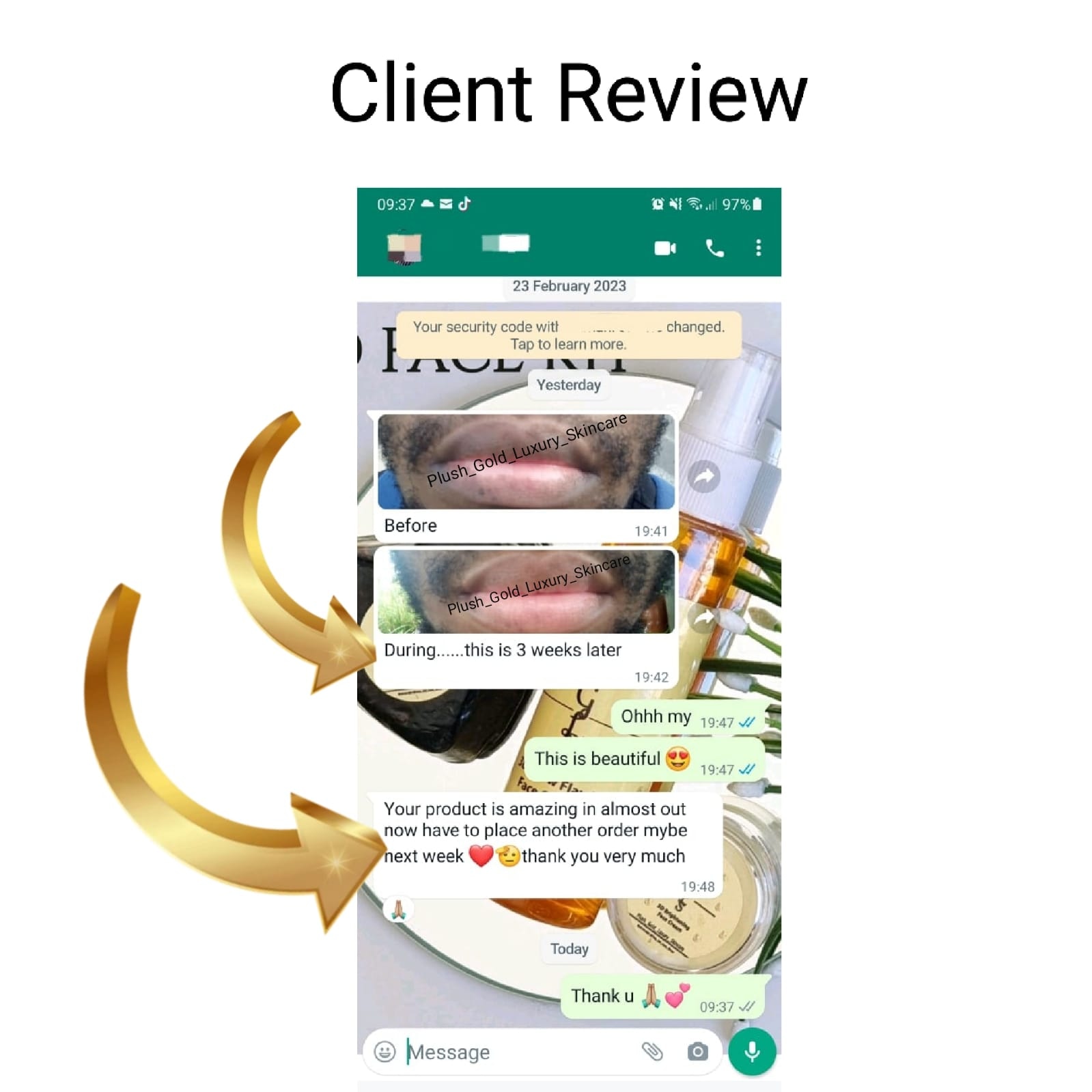 plush_gold_luxury_skincare client reviews